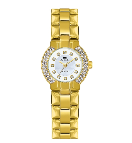 Small chain full diamond women's watch