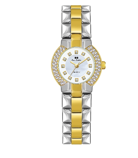 Small chain full diamond women's watch
