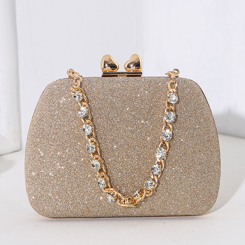 Advanced texture square box shaped new dinner bag