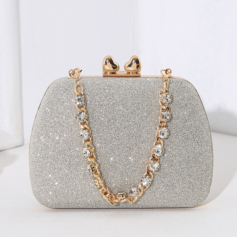 Advanced texture square box shaped new dinner bag