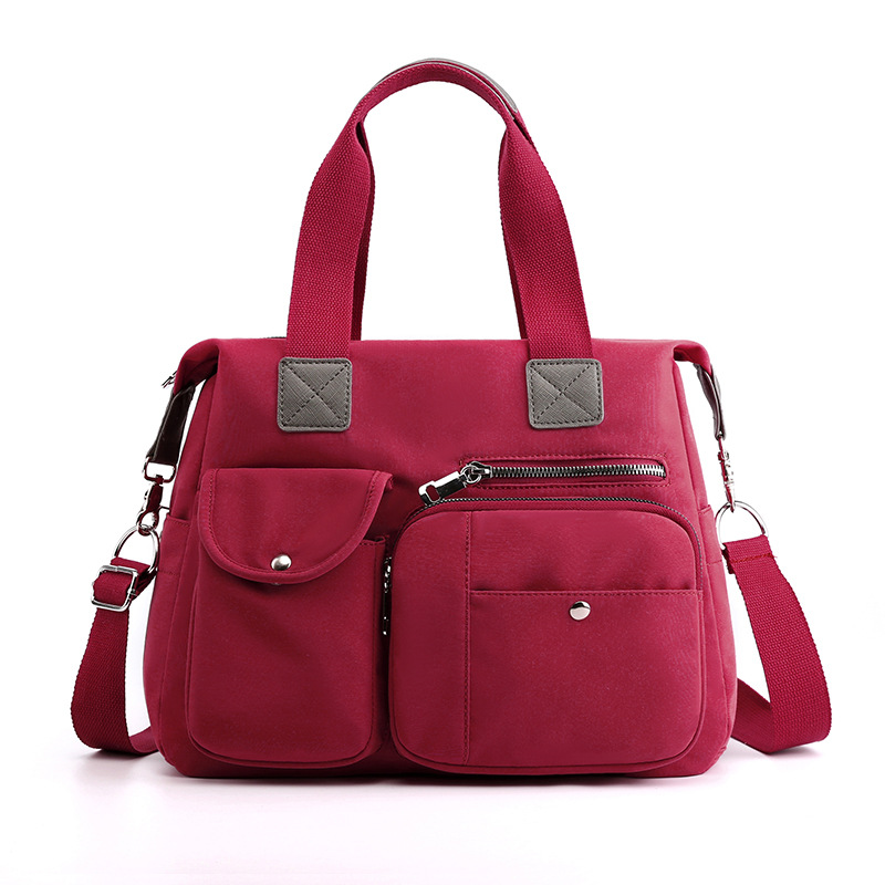 Mommy bag, nylon bag, hand-held large capacity travel bag