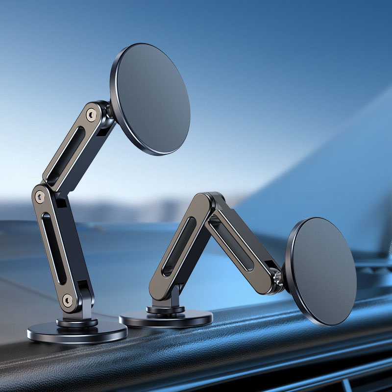 Car mounted magnetic bracket metal dashboard navigation suitable for Tesla