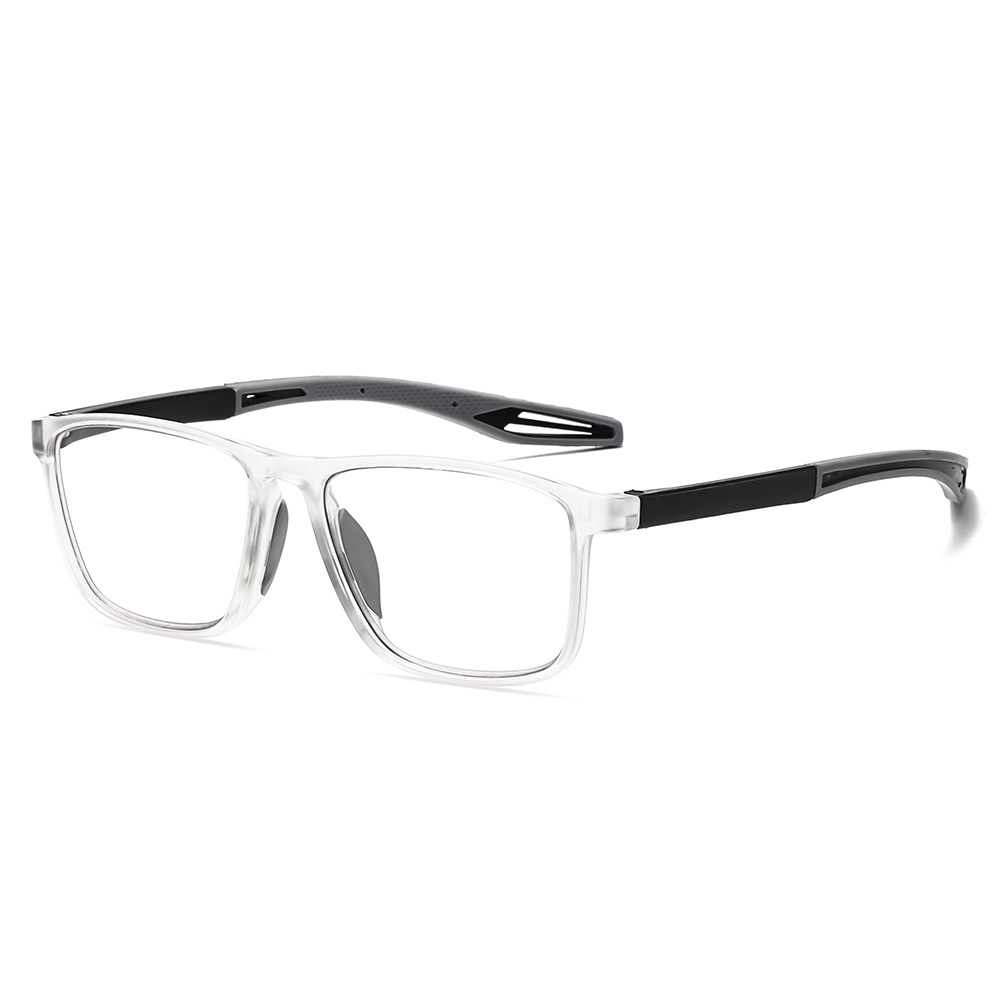 Dual purpose anti blue light reading glasses with focal color change for both near and far use