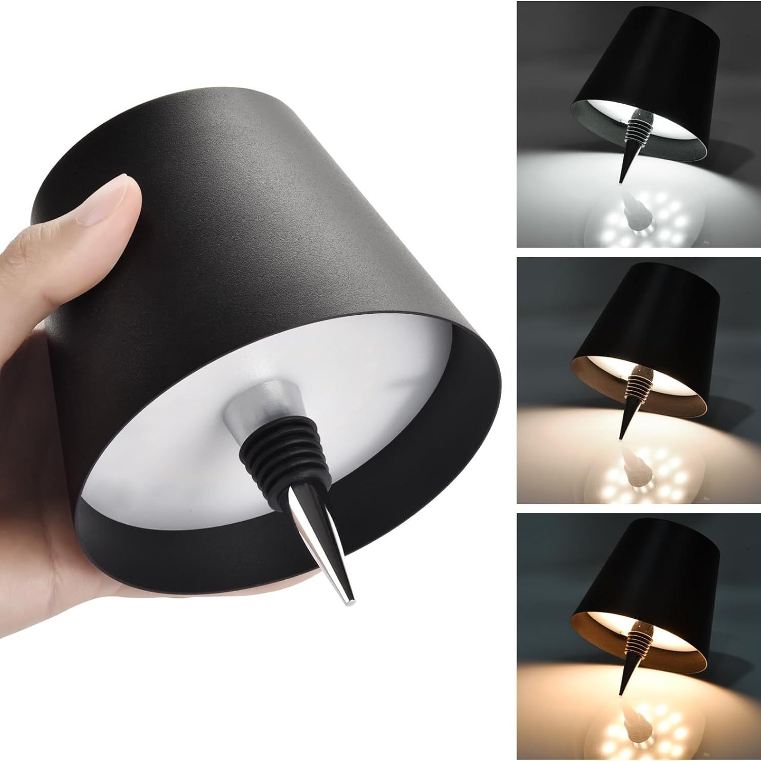LED creative wine headlight embedded in bar cleaning restaurant with movable charging