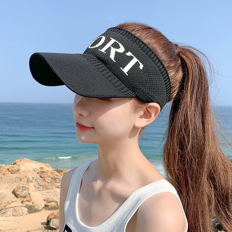 Empty Hat Women's Sunshade Hat Korean Style Outdoor Sports Sun Hat 2025 New Sunshade Baseball Cap