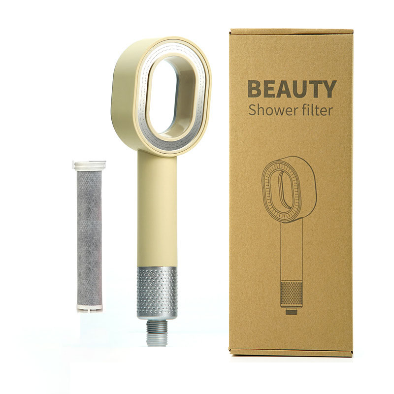 Aromatherapy shower head with brush head massage