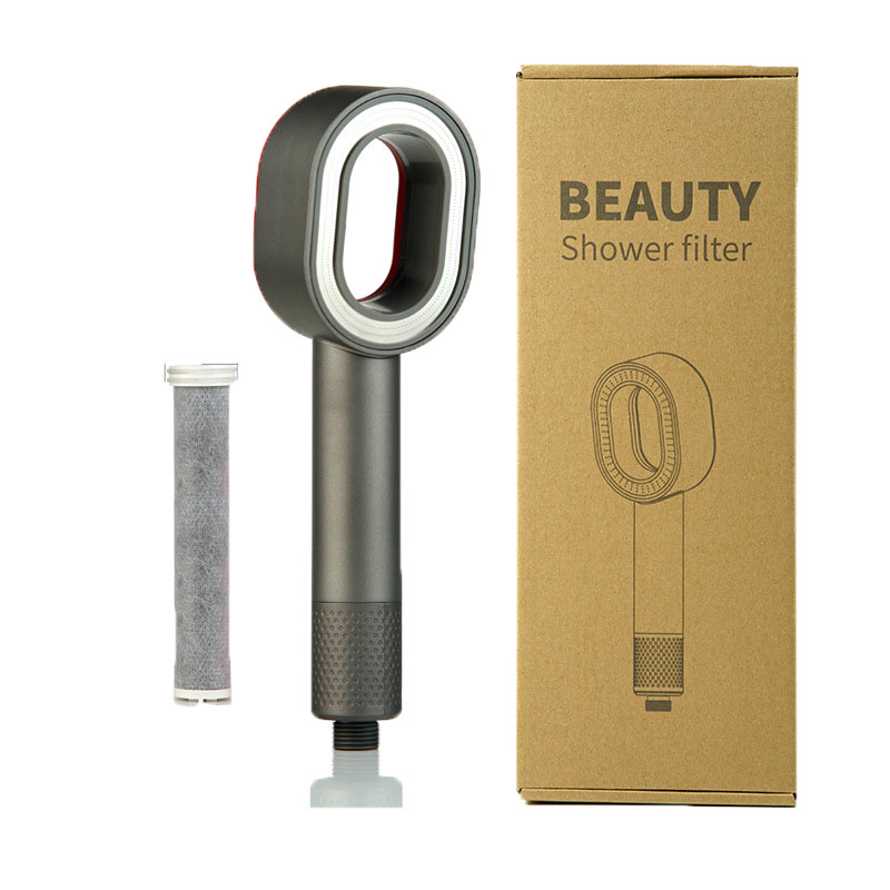 Aromatherapy shower head with brush head massage