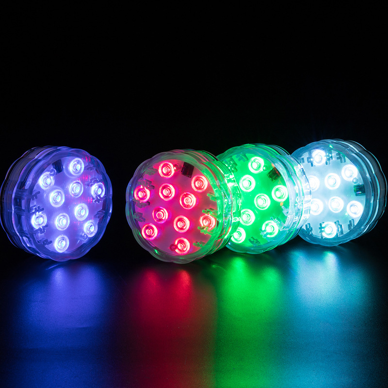 Remote Control Colorful Knob Light Pool Light Underwater Light Fish Tank Light Landscape Atmosphere