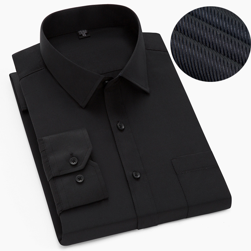 Long sleeved professional formal men's business shirt
