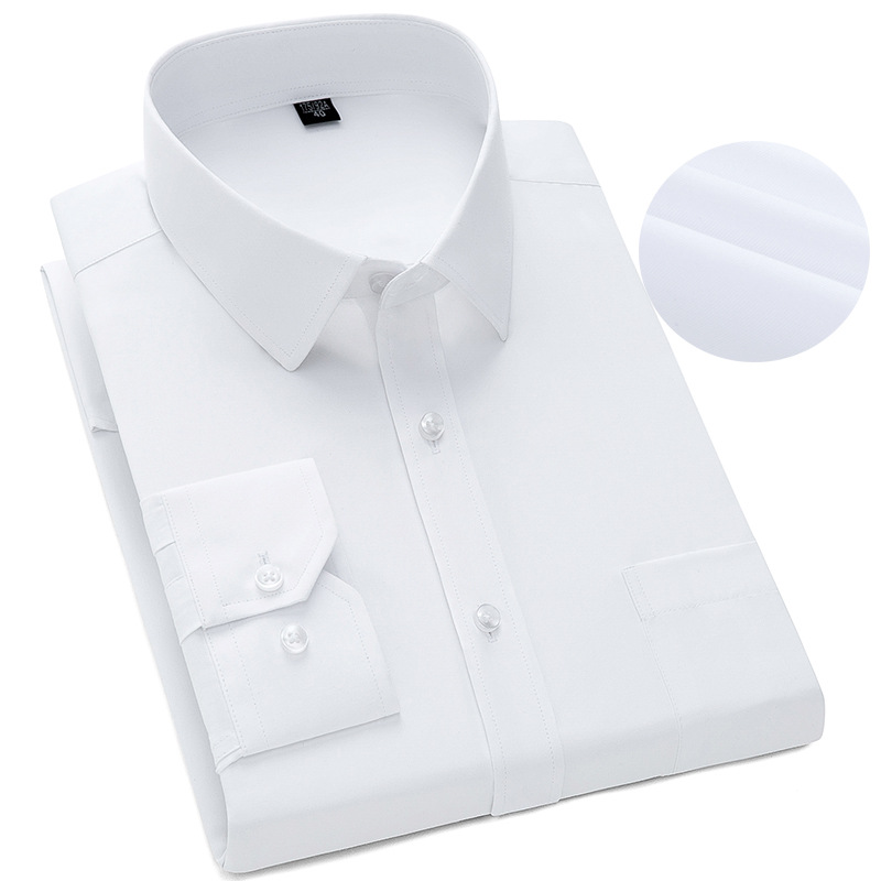 Long sleeved professional formal men's business shirt