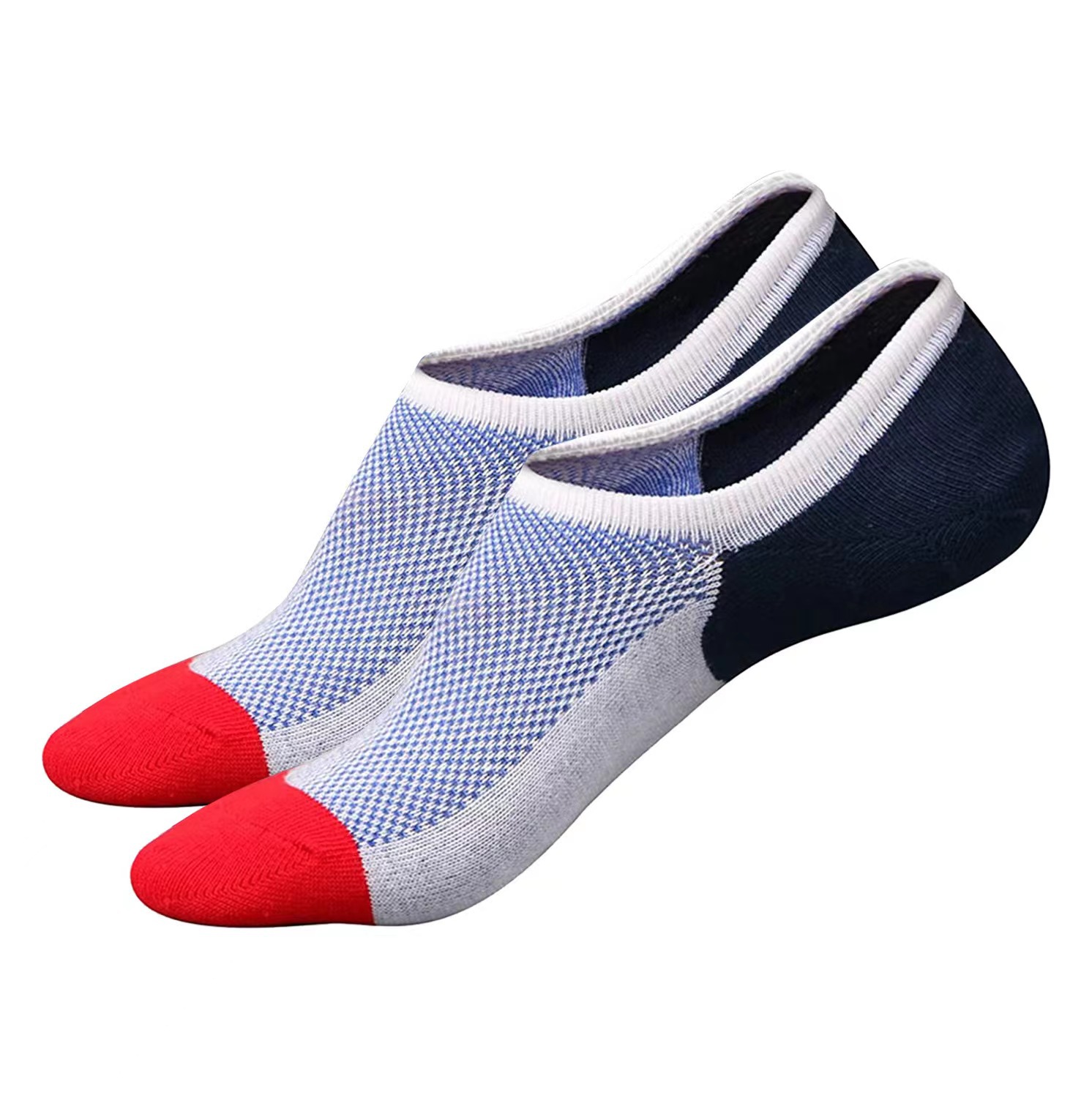 Summer breathable mesh anti drop and silicone Japanese anti slip invisible socks