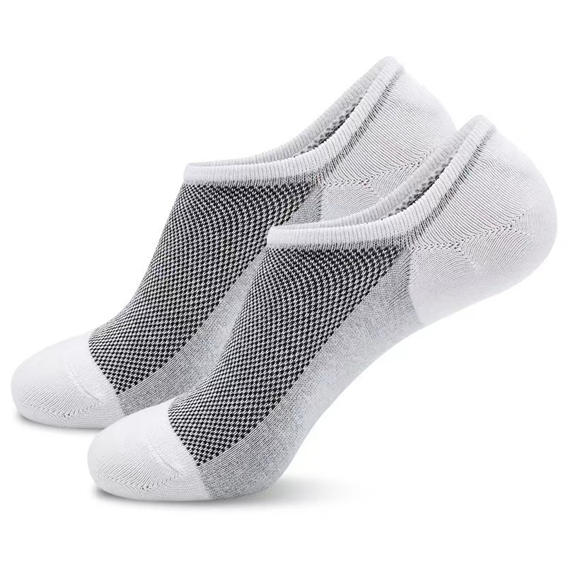 Summer breathable mesh anti drop and silicone Japanese anti slip invisible socks