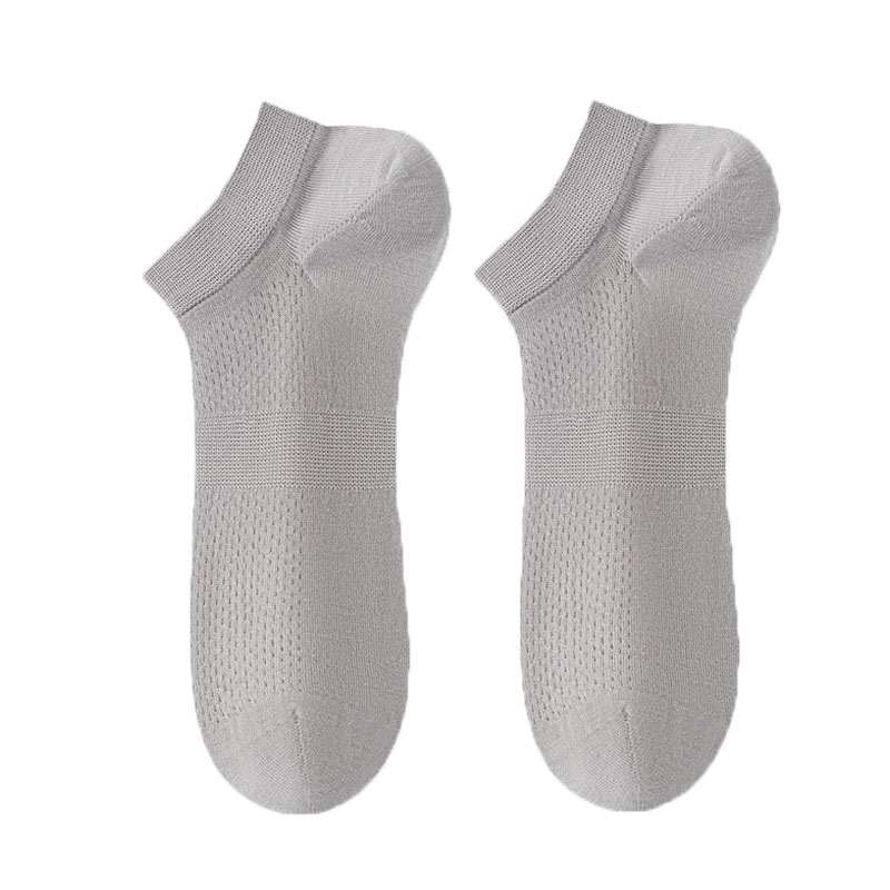 Summer thin socks anti odor, antibacterial, sweat absorbing, breathable men's business short tube