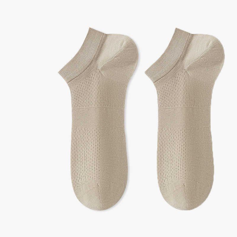 Summer thin socks anti odor, antibacterial, sweat absorbing, breathable men's business short tube