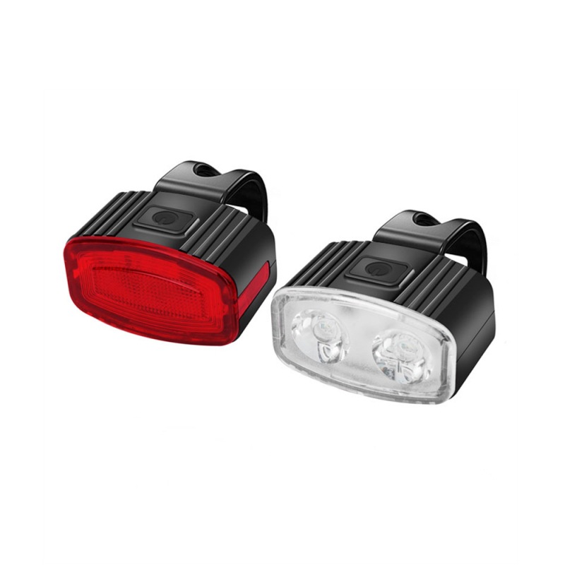 Bicycle headlight and taillight set, super bright charging, high brightness mountain bike riding equipment