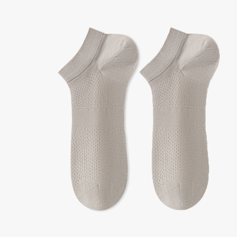 Summer thin socks anti odor, antibacterial, sweat absorbing, breathable men's business short tube