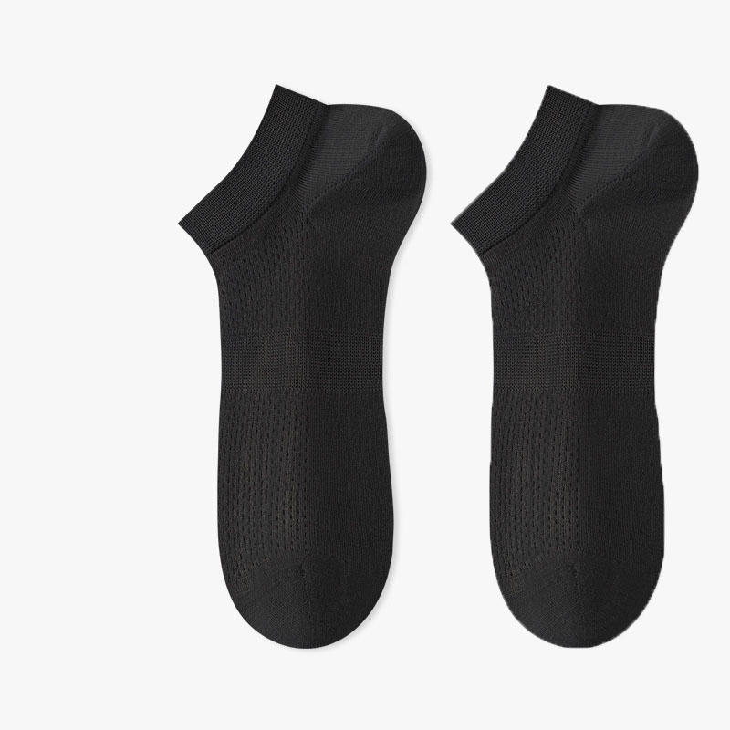 Summer thin socks anti odor, antibacterial, sweat absorbing, breathable men's business short tube