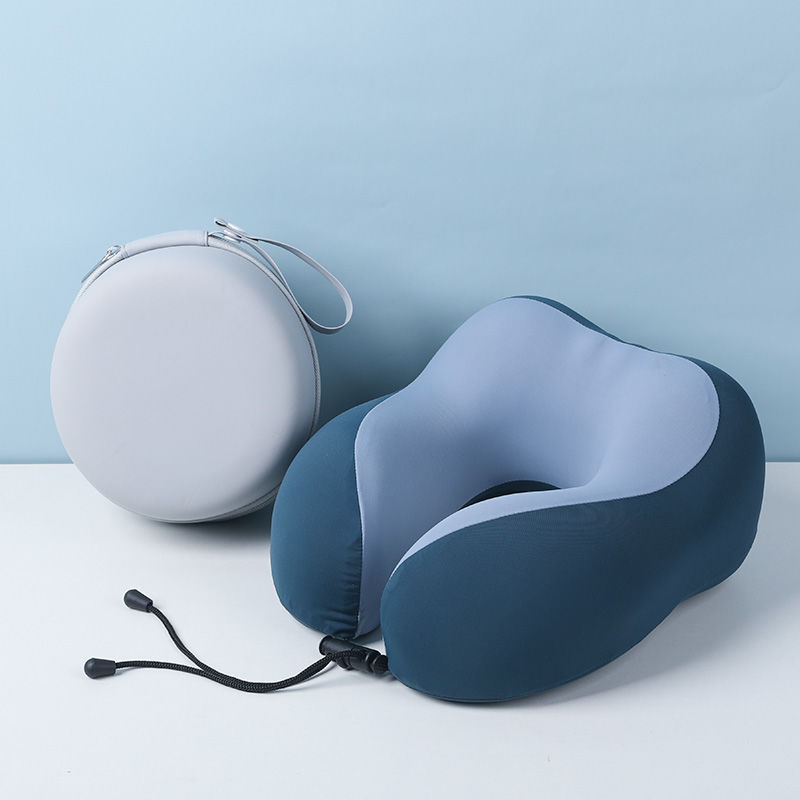 Nap pillow office u-shaped pillow memory foam neck pillow ice silk cool feeling