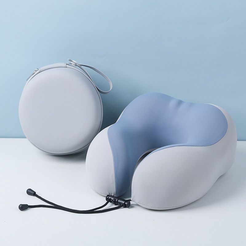 Nap pillow office u-shaped pillow memory foam neck pillow ice silk cool feeling