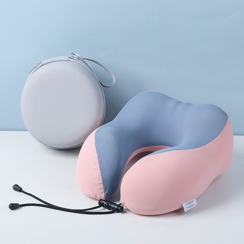 Nap pillow office u-shaped pillow memory foam neck pillow ice silk cool feeling