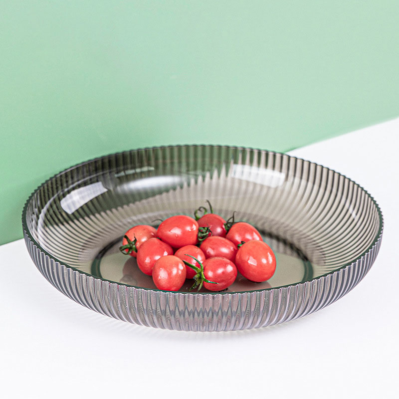 PET material fruit tray, snack tray, Chinese Japanese dining kitchen fruit tray