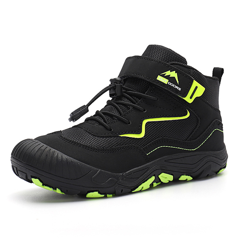 Versatile mid cut outdoor children's mesh shoes, casual shoes, anti slip children's shoes