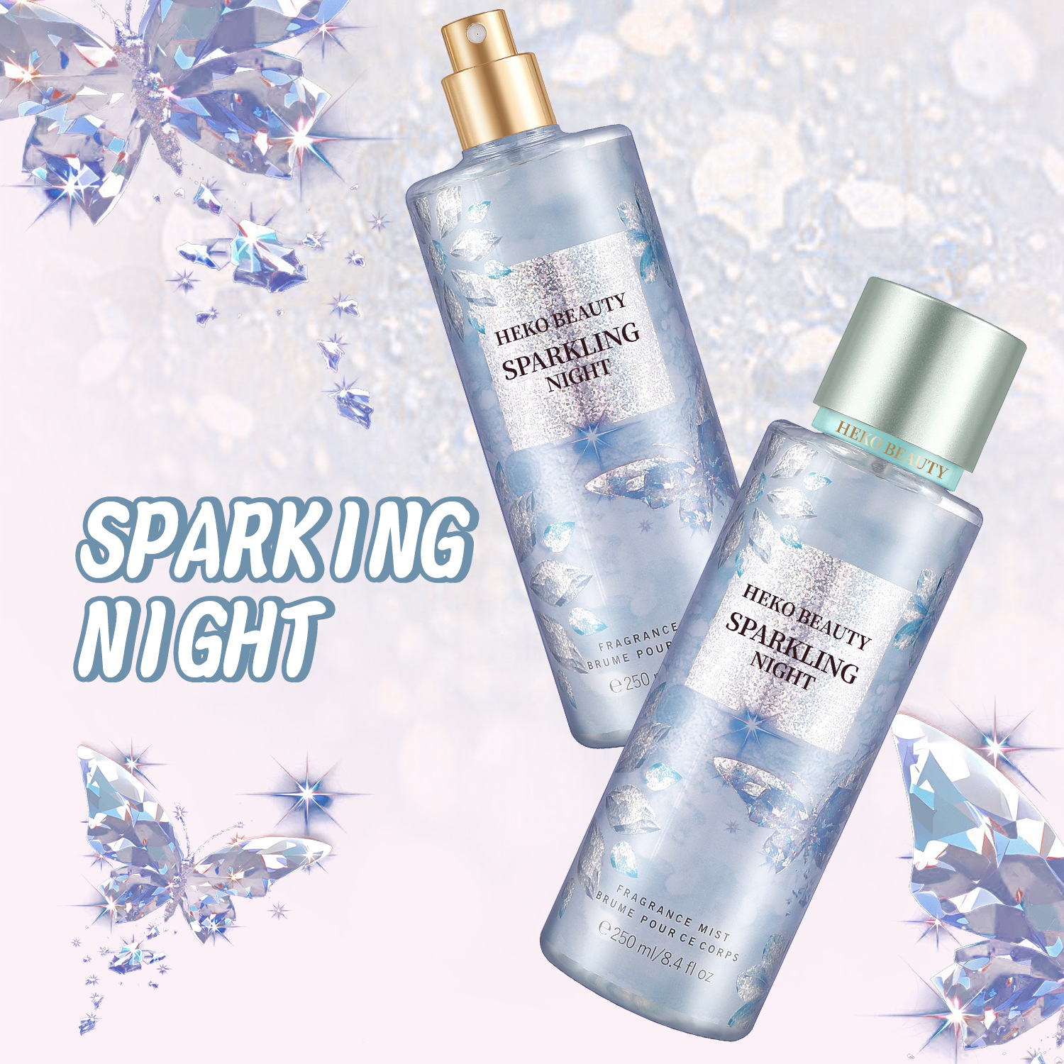 Perfume fragrance spray large bottle of fresh fragrance 250ml
