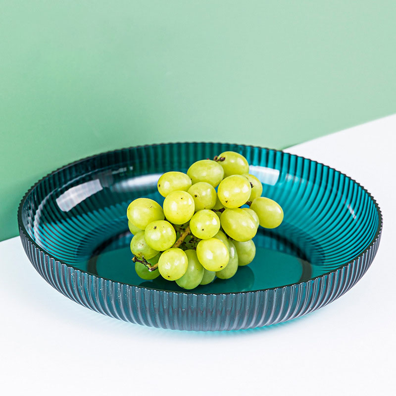 PET material fruit tray, snack tray, Chinese Japanese dining kitchen fruit tray