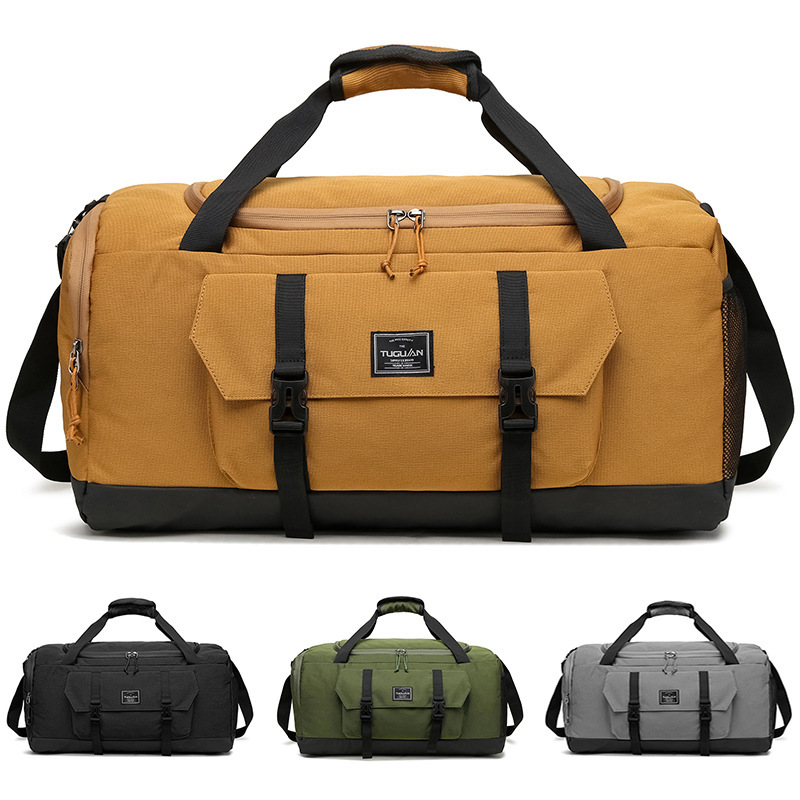 Dry wet separation yoga bag, women's sports and fitness bag, hand luggage, travel bag