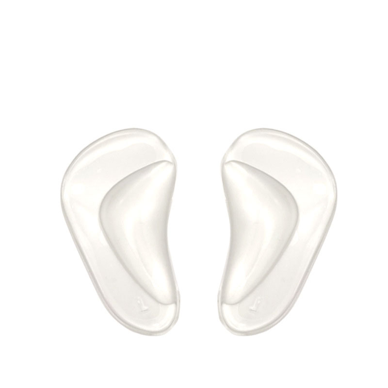 Thickened arch pad for correcting flat feet, half size pad for adult correction, foot center pad made of PU silicone