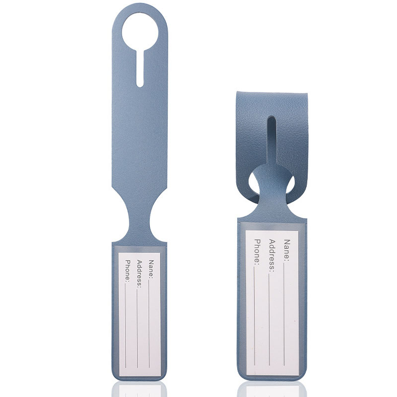 PU luggage tags, travel signs, boarding passes, anti loss pendants, silicone luggage luggage tags