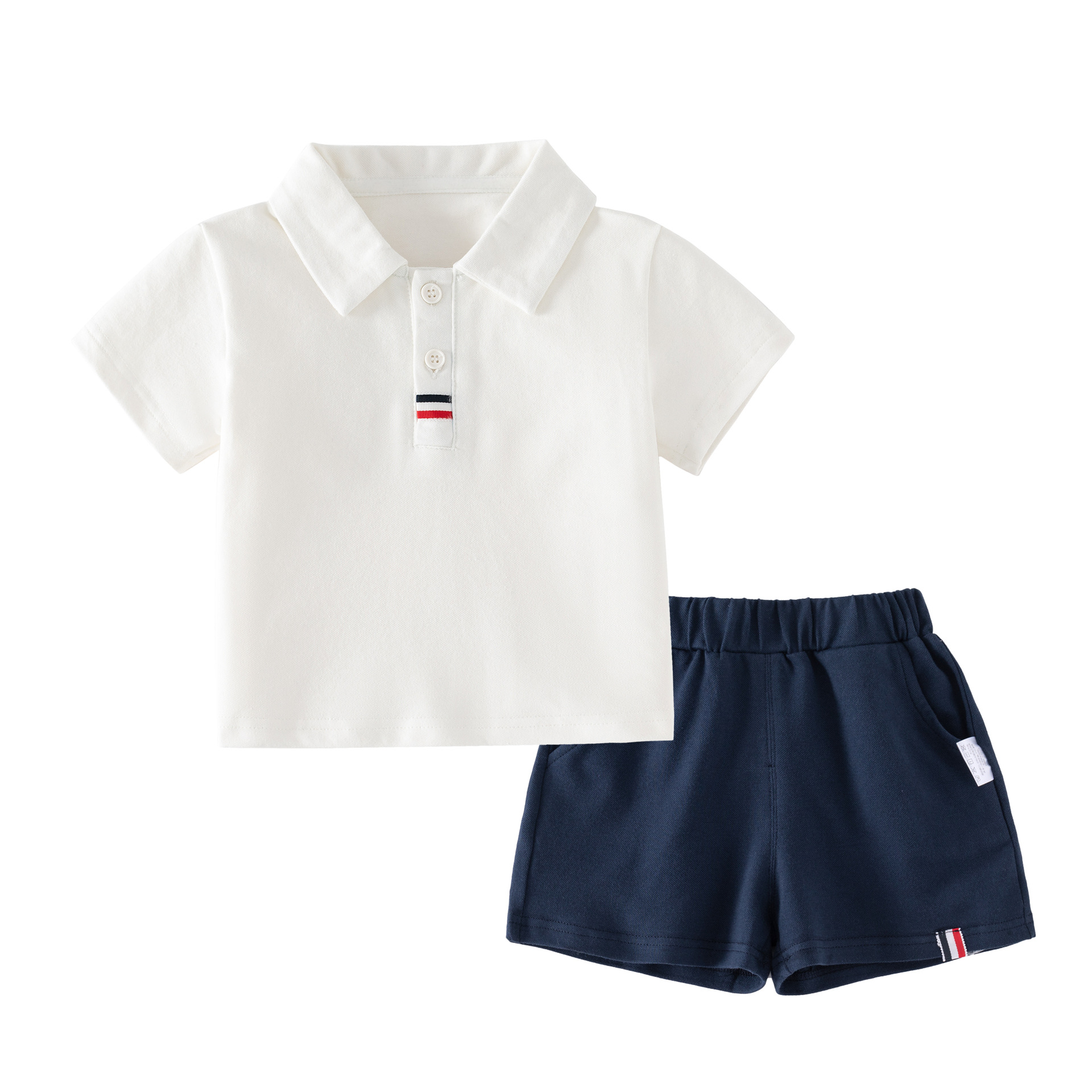 Baby boy's short sleeved shorts casual versatile set for outdoor wear