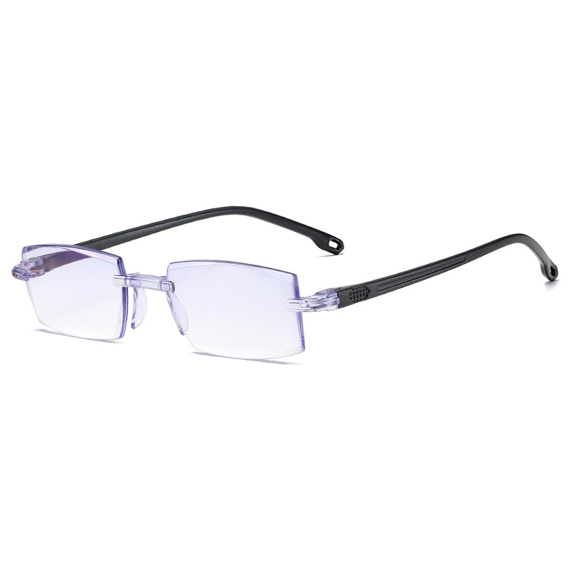 Cut border blue light finished myopia glasses, cut edge business optical glasses