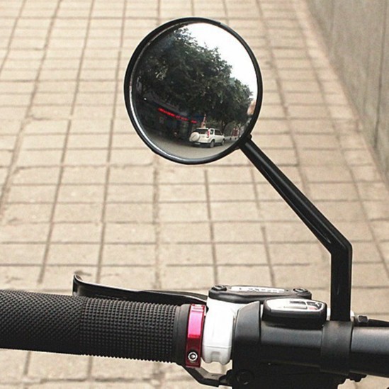 Bicycle reflector, mountain bike rearview mirror, convex safety reflector, riding equipment, bicycle accessories
