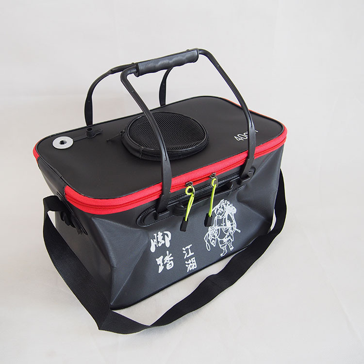 Live Fish Bucket EVA Fishing Box Folding Fish Protection Bucket Fisherman's Bag Fishing Bucket Fishing Gear Supplies