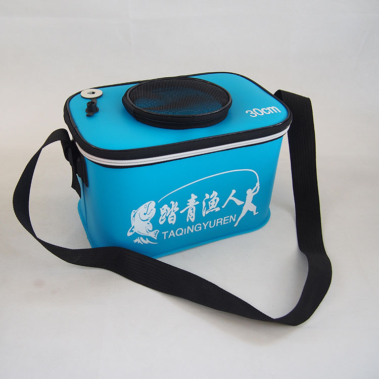 Live Fish Bucket EVA Fishing Box Folding Fish Protection Bucket Fisherman's Bag Fishing Bucket Fishing Gear Supplies