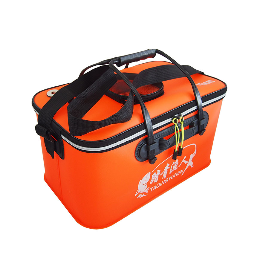 Live Fish Bucket EVA Fishing Box Folding Fish Protection Bucket Fisherman's Bag Fishing Bucket Fishing Gear Supplies