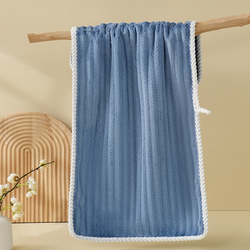 High density coral fleece candy bar towel, square towel, bath towel, gift towel