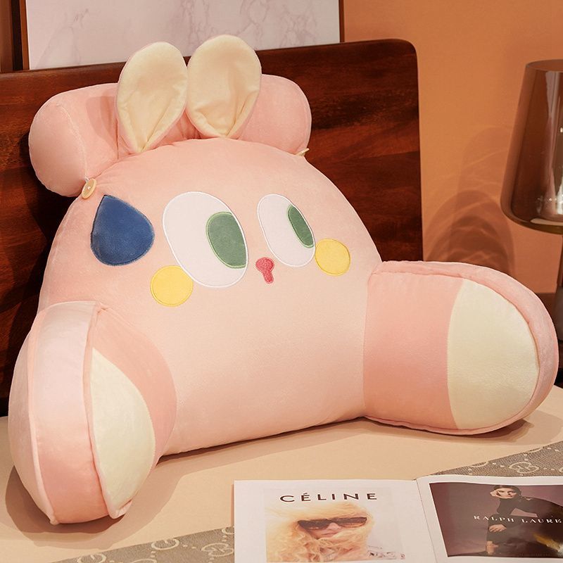 Neck Dormitory Cartoon Bedhead Cushion Sofa Large Backrest Cushion Removable Washable Waist Protection