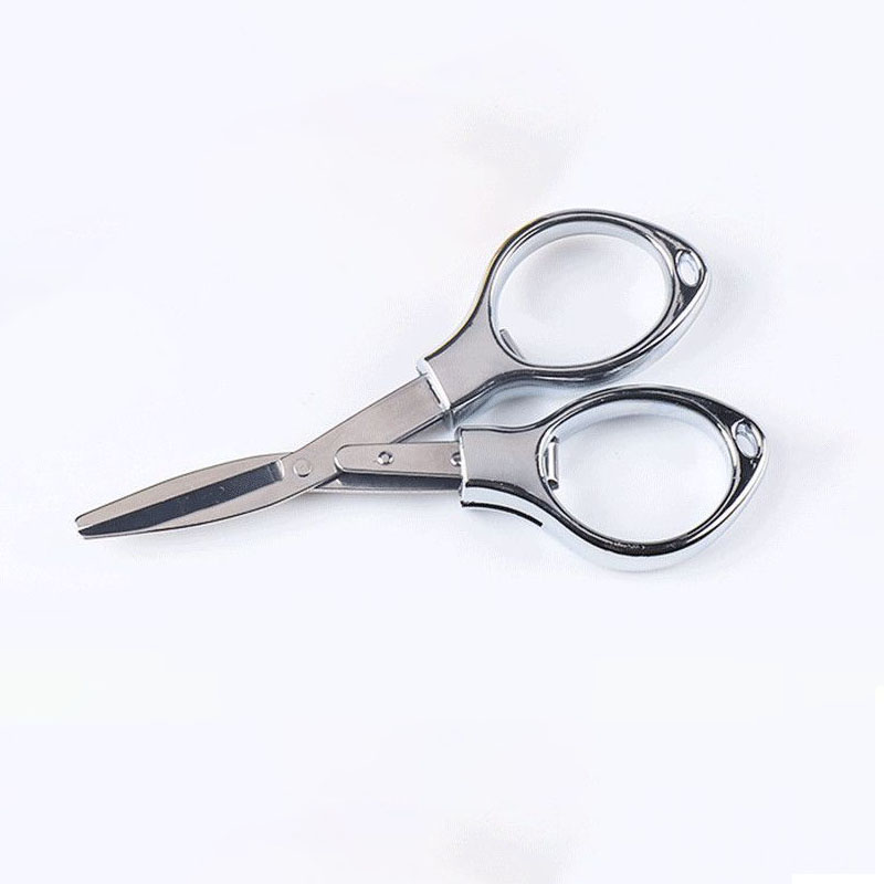 Folding fishing scissors, multifunctional lead leather scissors, fishing line scissors