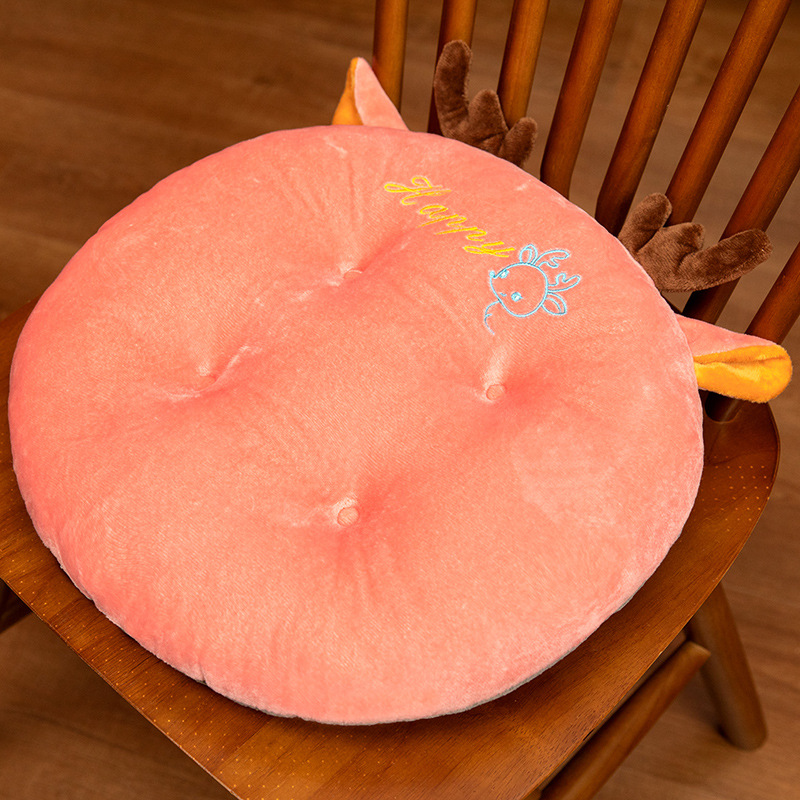 Cartoon round fart pad, student chair, office bay window, tatami chair, butt pad