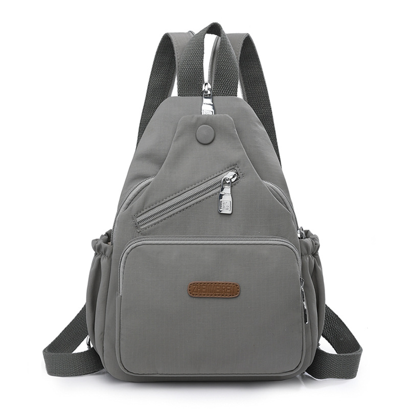 Spring New Outdoor Travel Lightweight Versatile Soft Bag Comfortable Fashion Street Large Capacity Korean and Japanese Style Women's Chest Bag