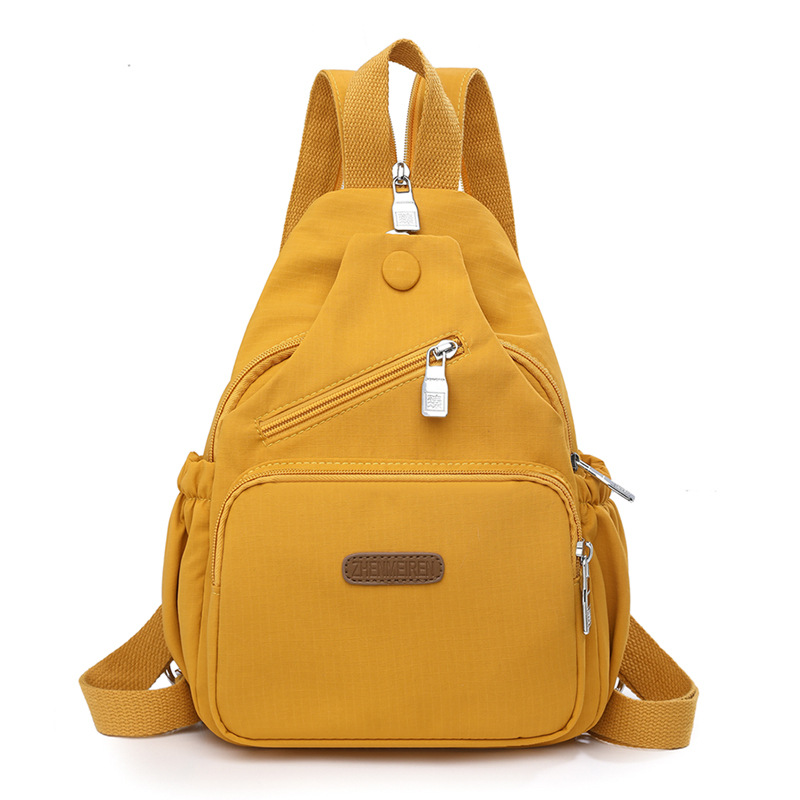 Spring New Outdoor Travel Lightweight Versatile Soft Bag Comfortable Fashion Street Large Capacity Korean and Japanese Style Women's Chest Bag