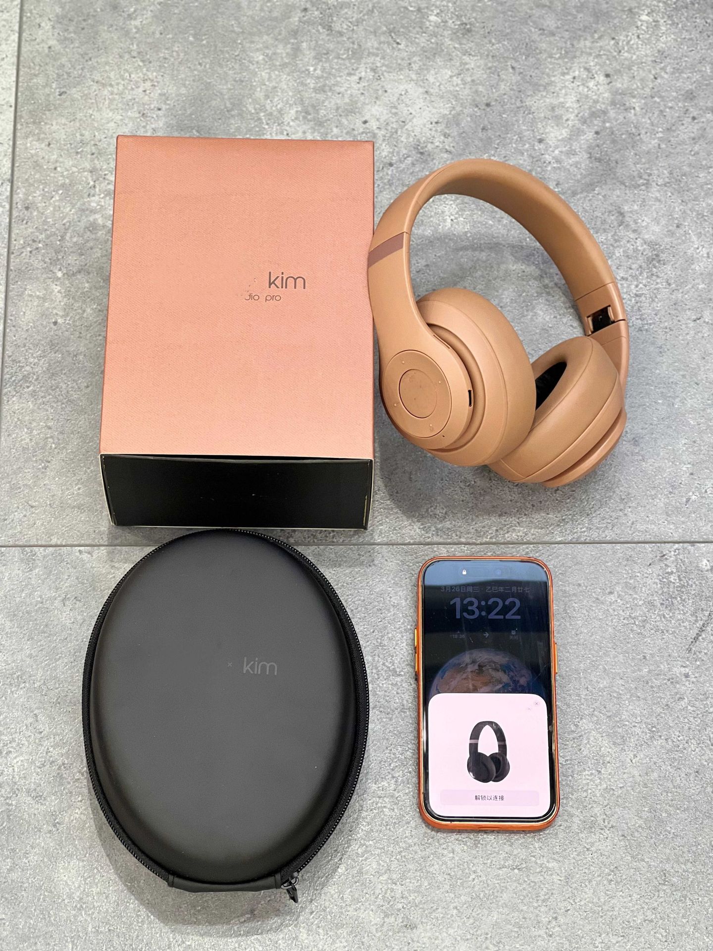 Cross-border KIM co-brand limited edition studio pro head-mounted wireless bluetooth recording engineer 4th generation pop-up headset