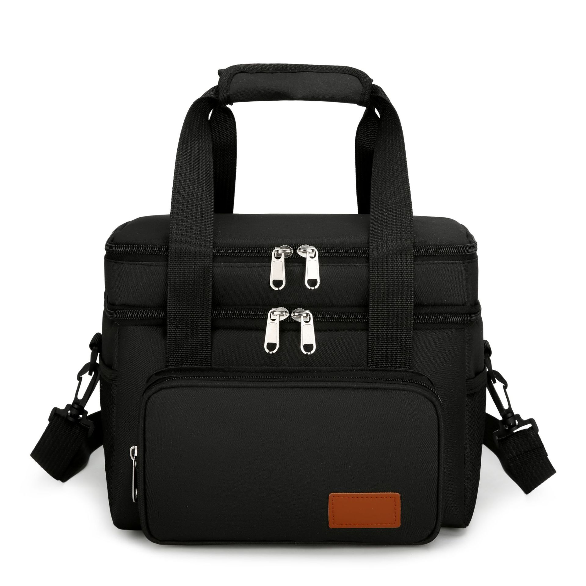 New insulation bag Amazon portable crossbody thick double-layer storage bag folding large capacity lunch insulation bag
