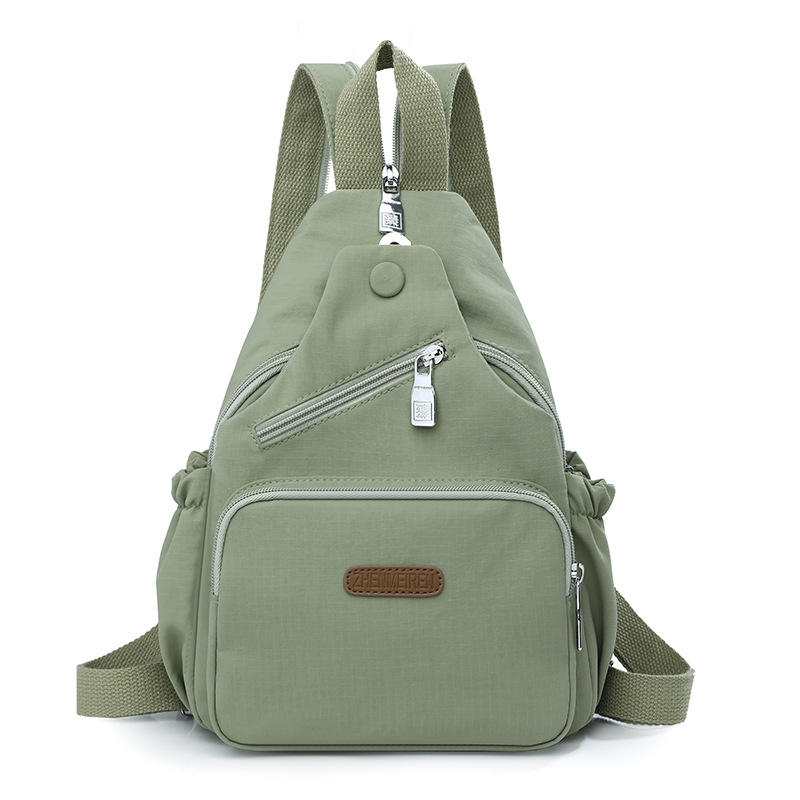 Spring New Outdoor Travel Lightweight Versatile Soft Bag Comfortable Fashion Street Large Capacity Korean and Japanese Style Women's Chest Bag