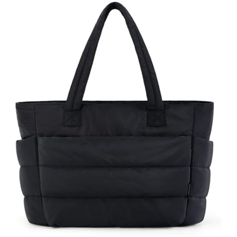Spot women's handbag, lightweight and fluffy tote bag, suitable for travel, work, beach, gym, store