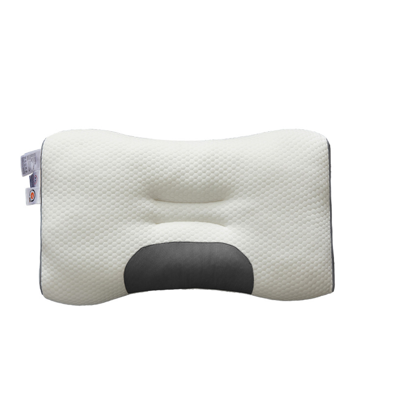Light Luxury SPA Massage Pillow Single Pillow Core Neck Protection Adult Sleep Pillow Fiber Partitioned Massage Soy Protein Pillow