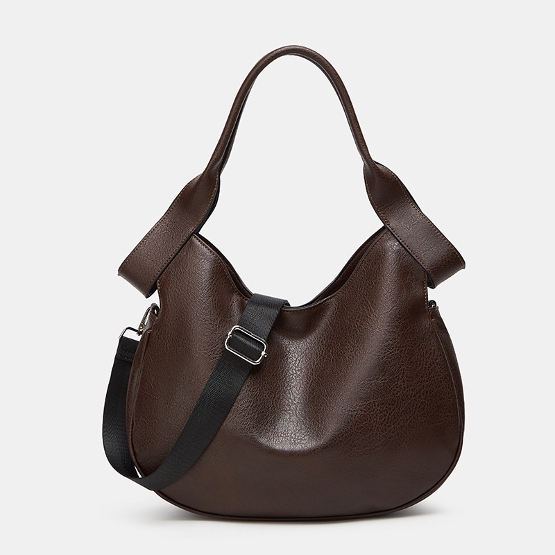 Tote bag new single shoulder large capacity commuting bucket bag niche lazy style armpit bag fashionable trend diagonal cross bag