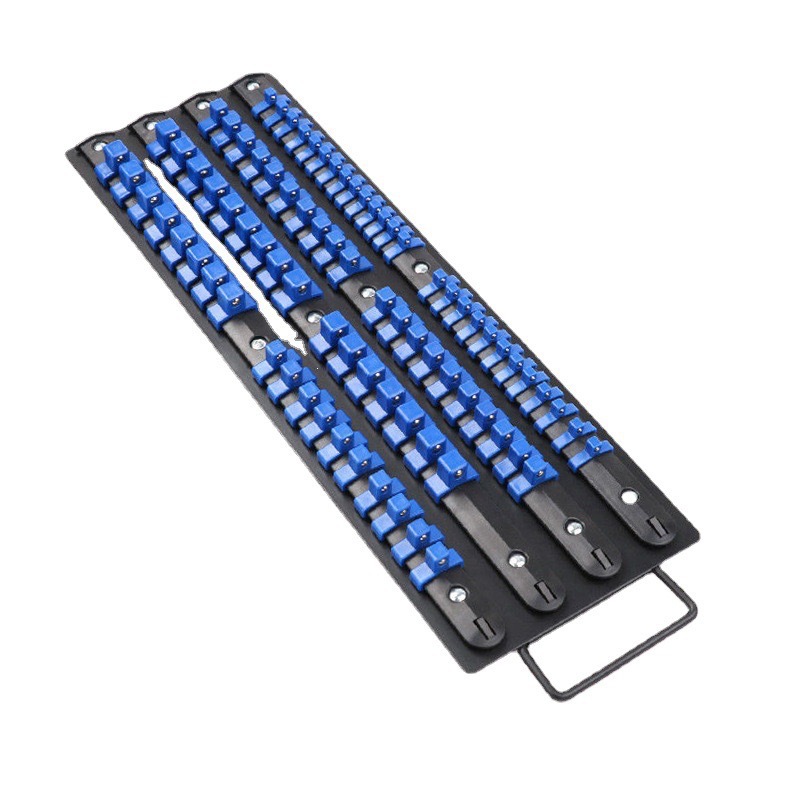 New 80-piece sleeve rack new handle sleeve storage rack 1/4 3/8 1/2 sleeve rack